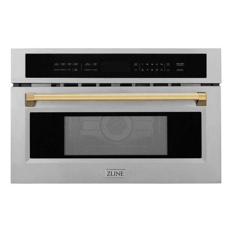 ZLINE MWOZ-30-G Autograph Edition 30 in. Microwave in Stainless Steel