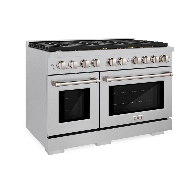ZLINE SGRS-BR-48 48 in. Gas Range in Satin Stainless Steel