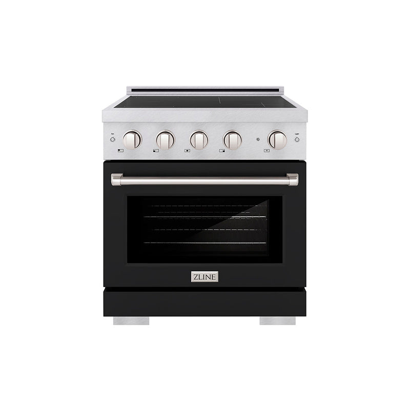 ZLINE SINRS-BLM-30 30 in. Induction Range in Satin Stainless Steel