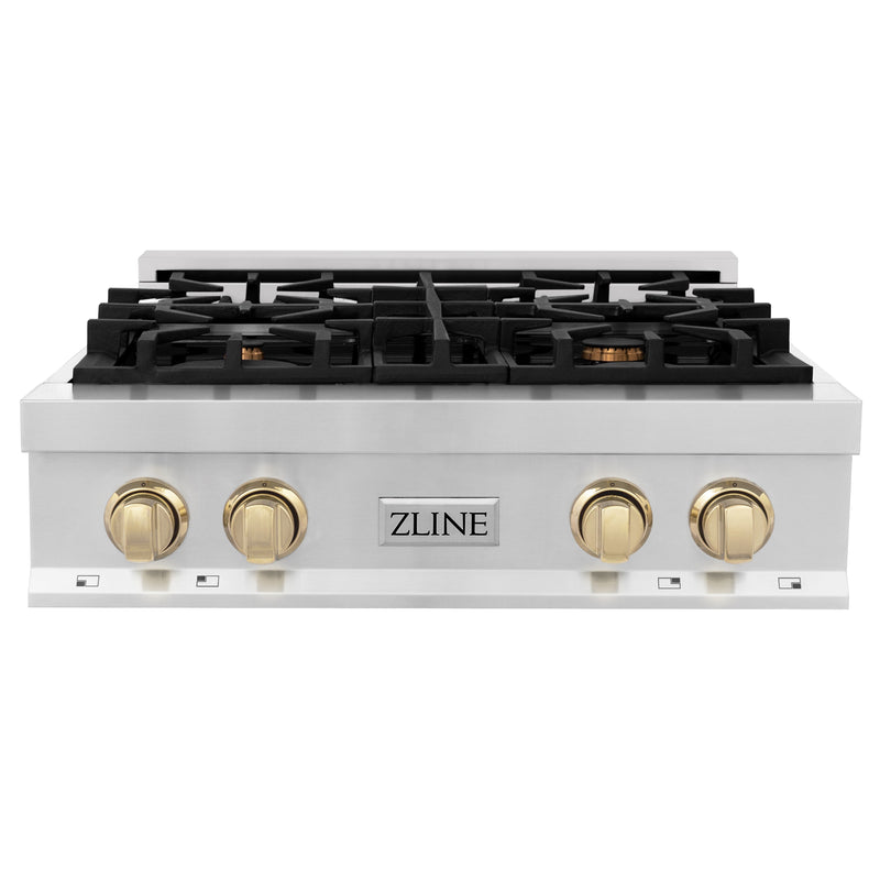 ZLINE RTZ-30-G Autograph Edition 30 in. Rangetop in Stainless Steel