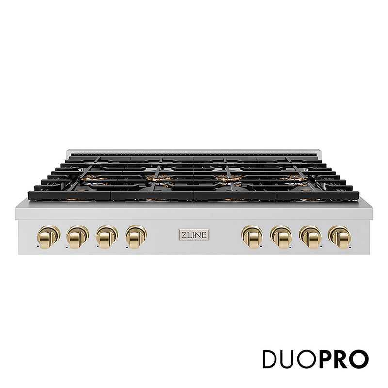 ZLINE PSRTZ-48-G Autograph Edition 48 in. Gas Rangetop in Stainless Steel