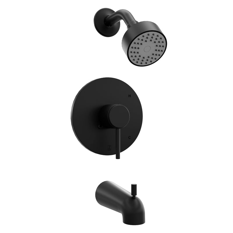 ZLINE RBCN1-SHS-MB Shower System in Matte Black