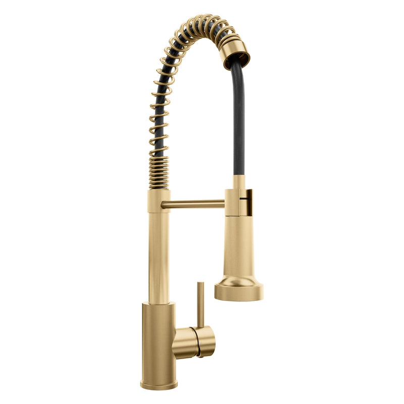 ZLINE Rubicon Pull Down Spring Spray Wand Kitchen Faucet in Champagne Bronze (RBCN2-KF-CB) ZLINE