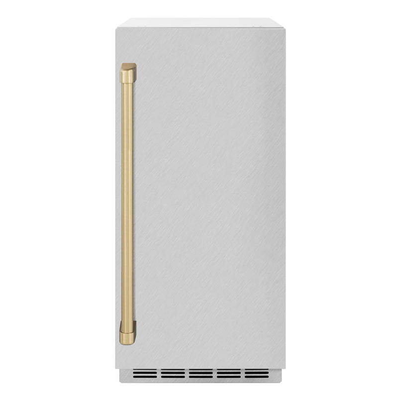 ZLINE IGMDZ-SN-15-CB Autograph Edition 15 in. Ice Maker in Panel Ready