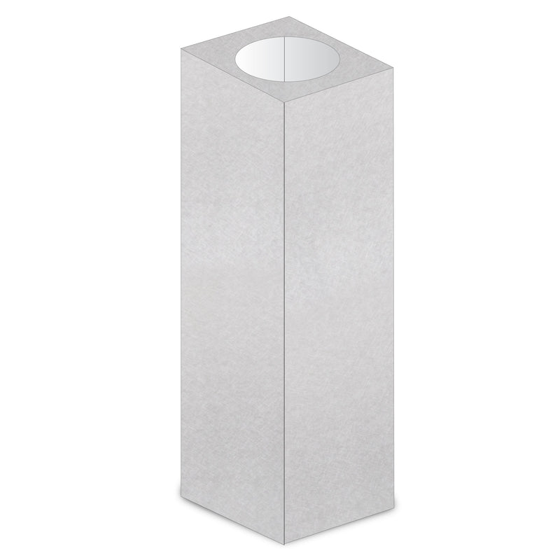 ZLINE 61 in. Satin Stainless Steel Chimney Extension for Ceilings up to 12.5 ft. (8GL14iS-E)