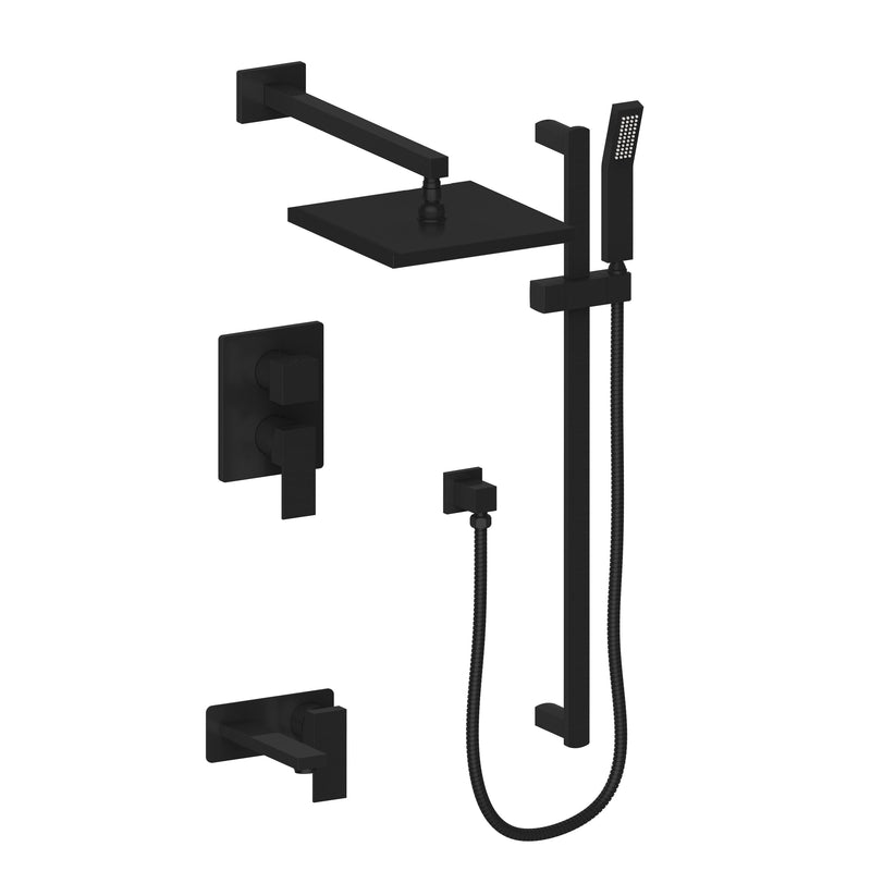 ZLINE Bliss Shower System with 16" Oversized Shower Head in Matte Black (BLS-SHS16-MB) ZLINE