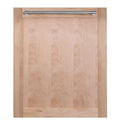 ZLINE 24 in. Unfinished Top Control Built-In Dishwasher with Stainless Steel Tub and Traditional Style Handle 52dBa