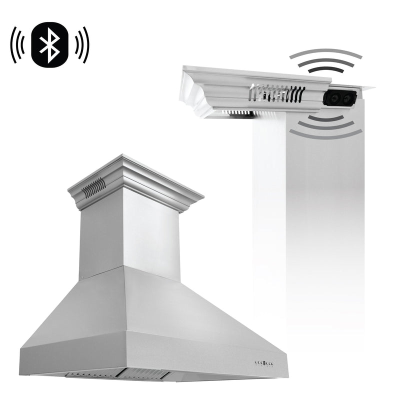 ZLINE 667CRN-BT-60 60 in. Wall Mount Range Hood in Stainless Steel