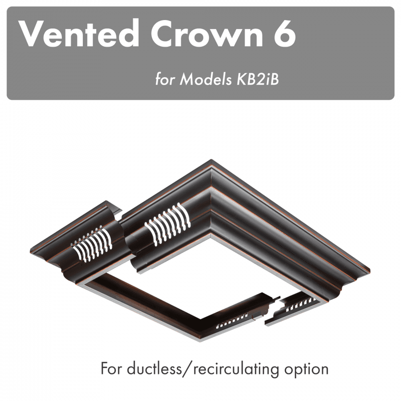 ZLINE CM6V-KB2IB Crown Molding in Oil Rubbed Bronze